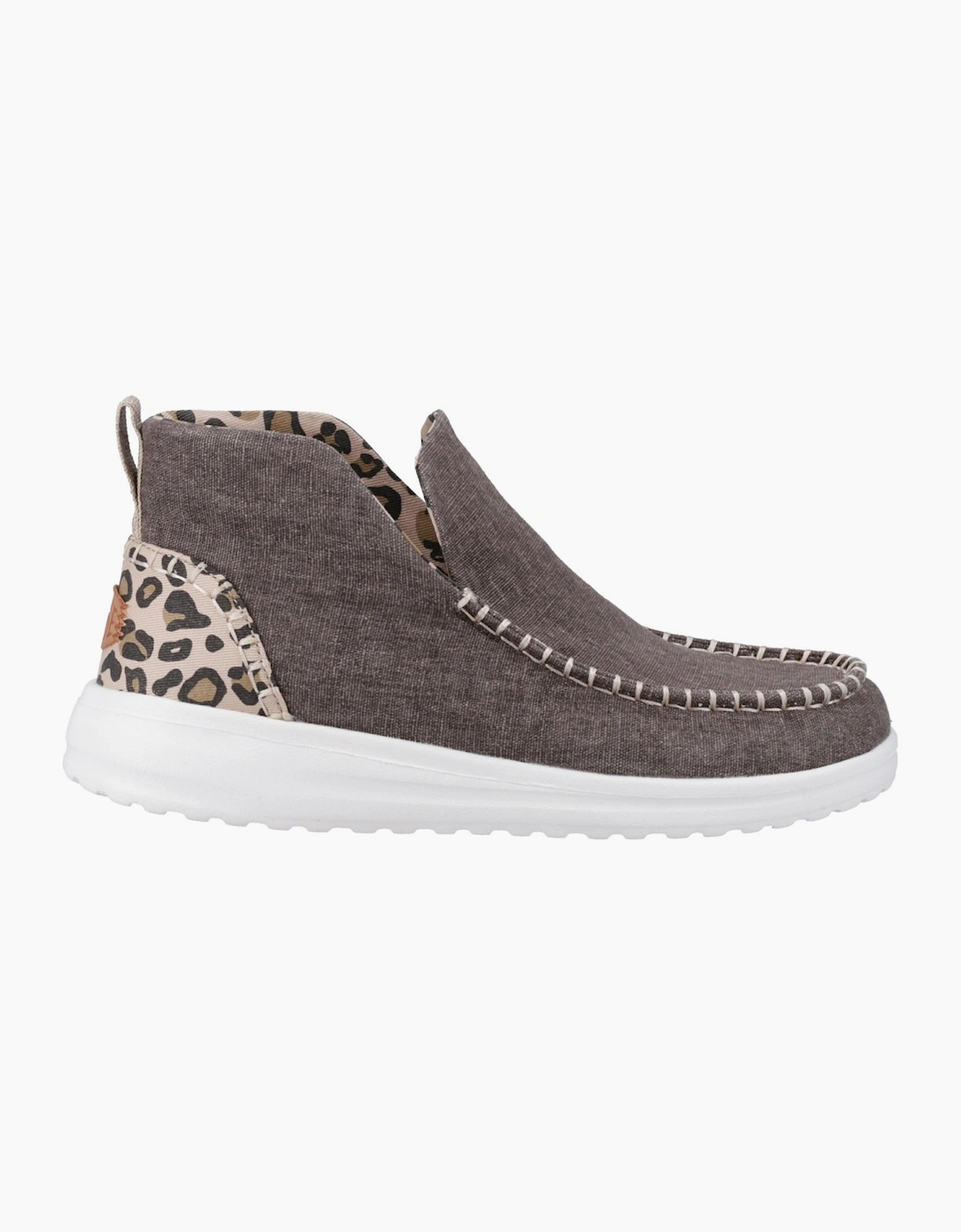 Hey Dude Denny Heavy Canvas Boots Womens Leopard