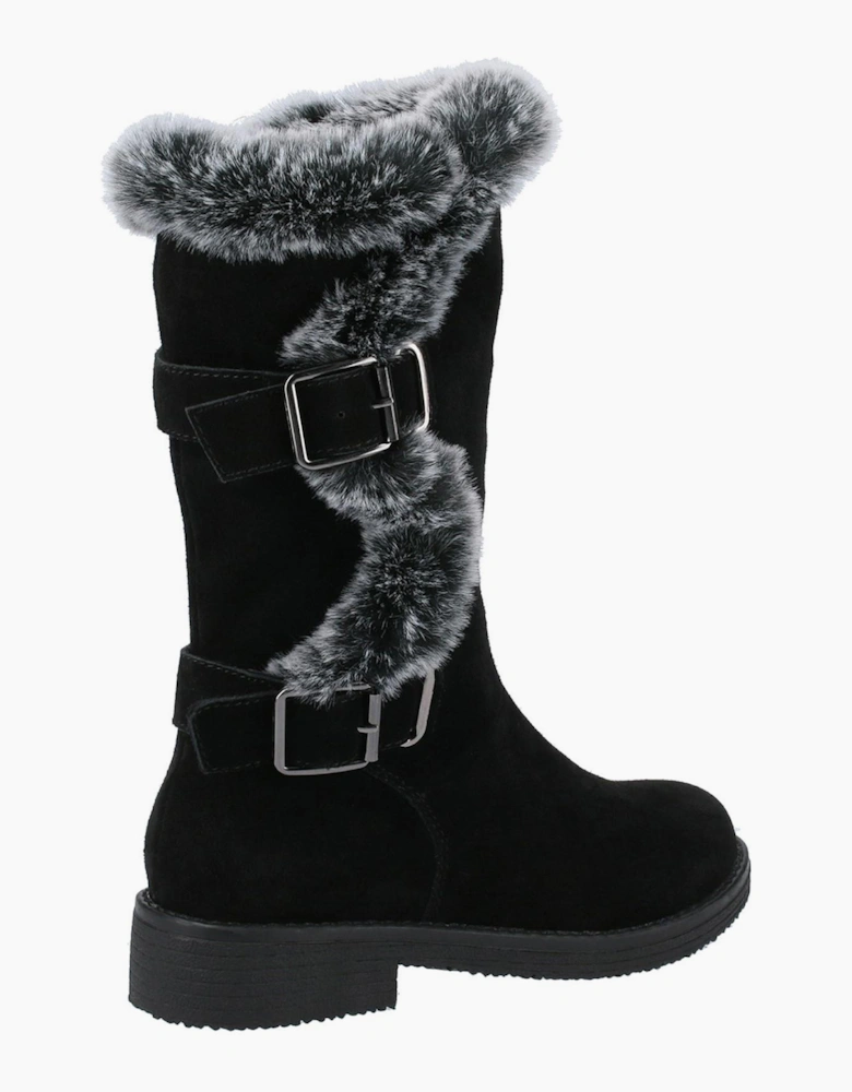 Hush Puppies Megan Womens (Wide Fit) Boots Black