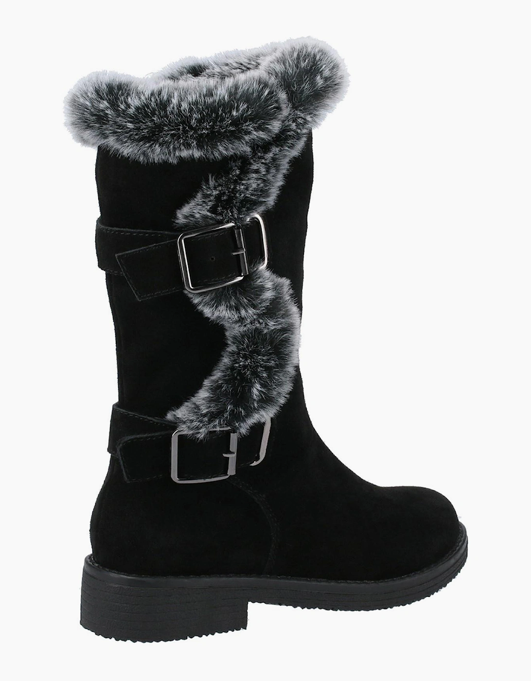 Hush Puppies Megan Womens (Wide Fit) Boots Black