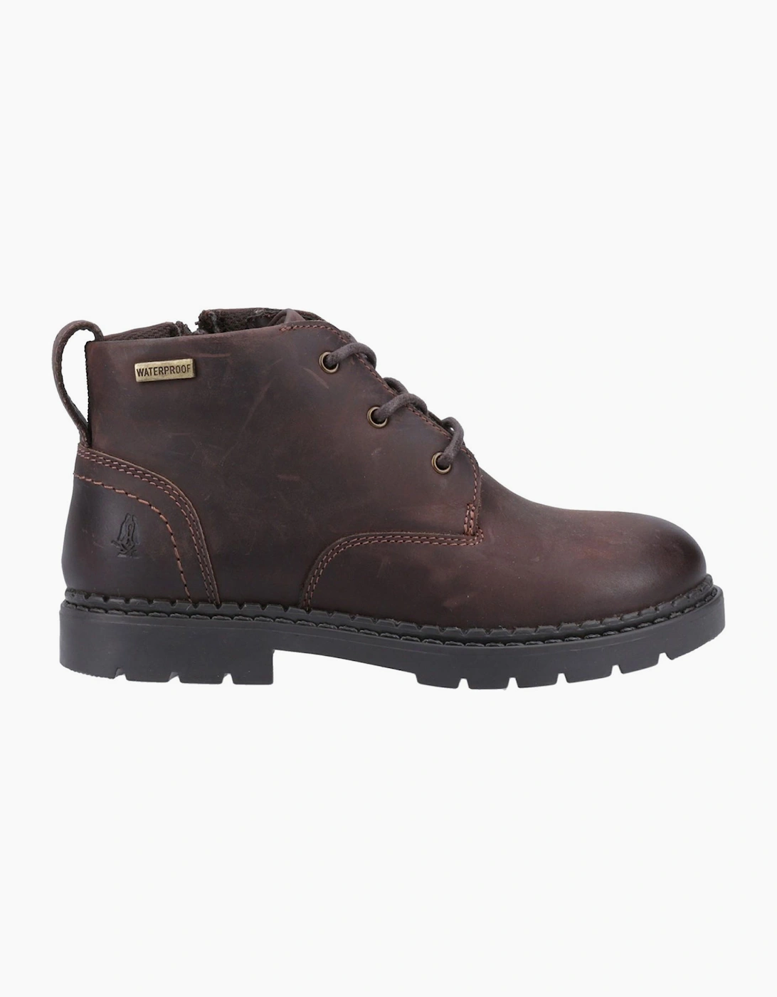 Hush Puppies Mini Presley Waterproof Junior Boots Brown