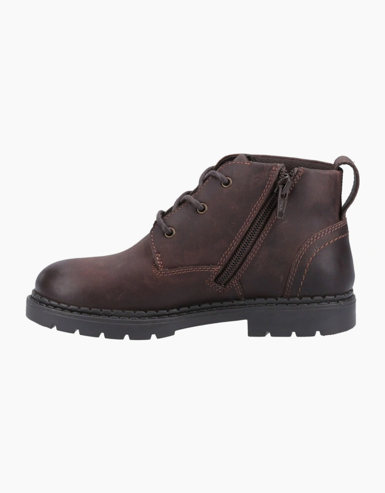 Hush Puppies Mini Presley Waterproof Junior Boots Brown