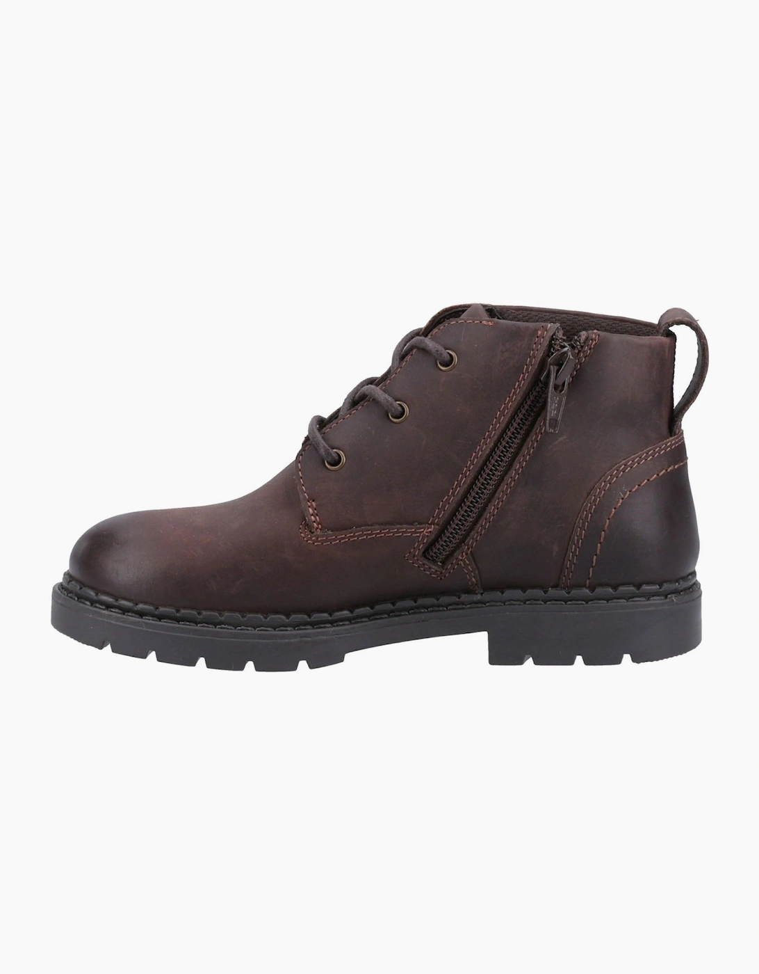 Hush Puppies Mini Presley Waterproof Junior Boots Brown