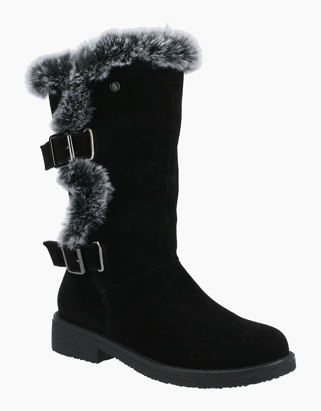 Hush Puppies Megan Womens (Wide Fit) Boots Black