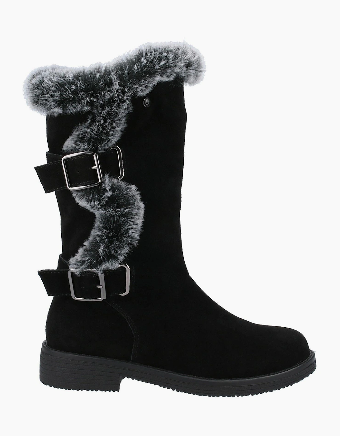 Hush Puppies Women's Hush Puppies Megan Womens (Wide Fit) Boots Black