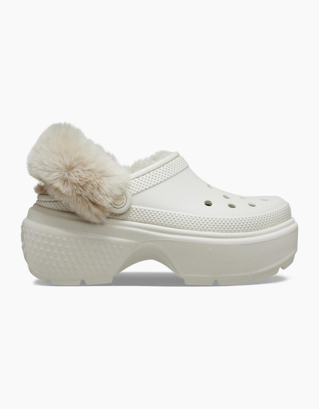 Crocs Stomp Lined Clogs Womens Stucco