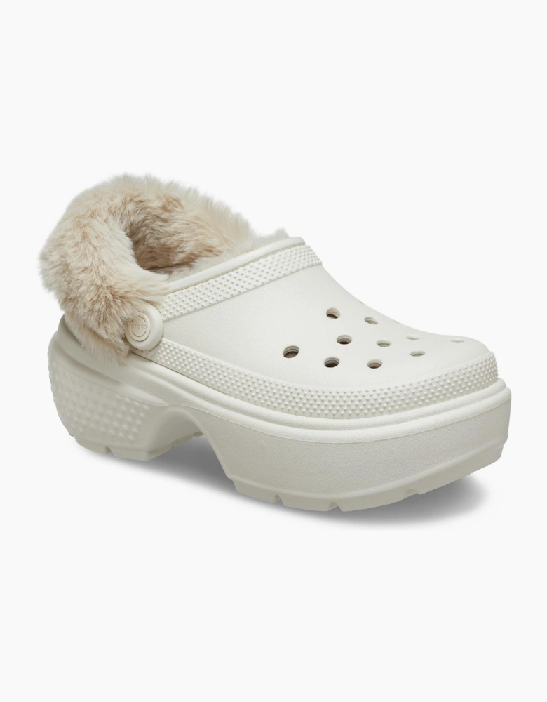 Crocs Stomp Lined Clogs Womens Stucco