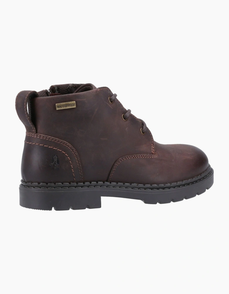 Hush Puppies Mini Presley Waterproof Junior Boots Brown