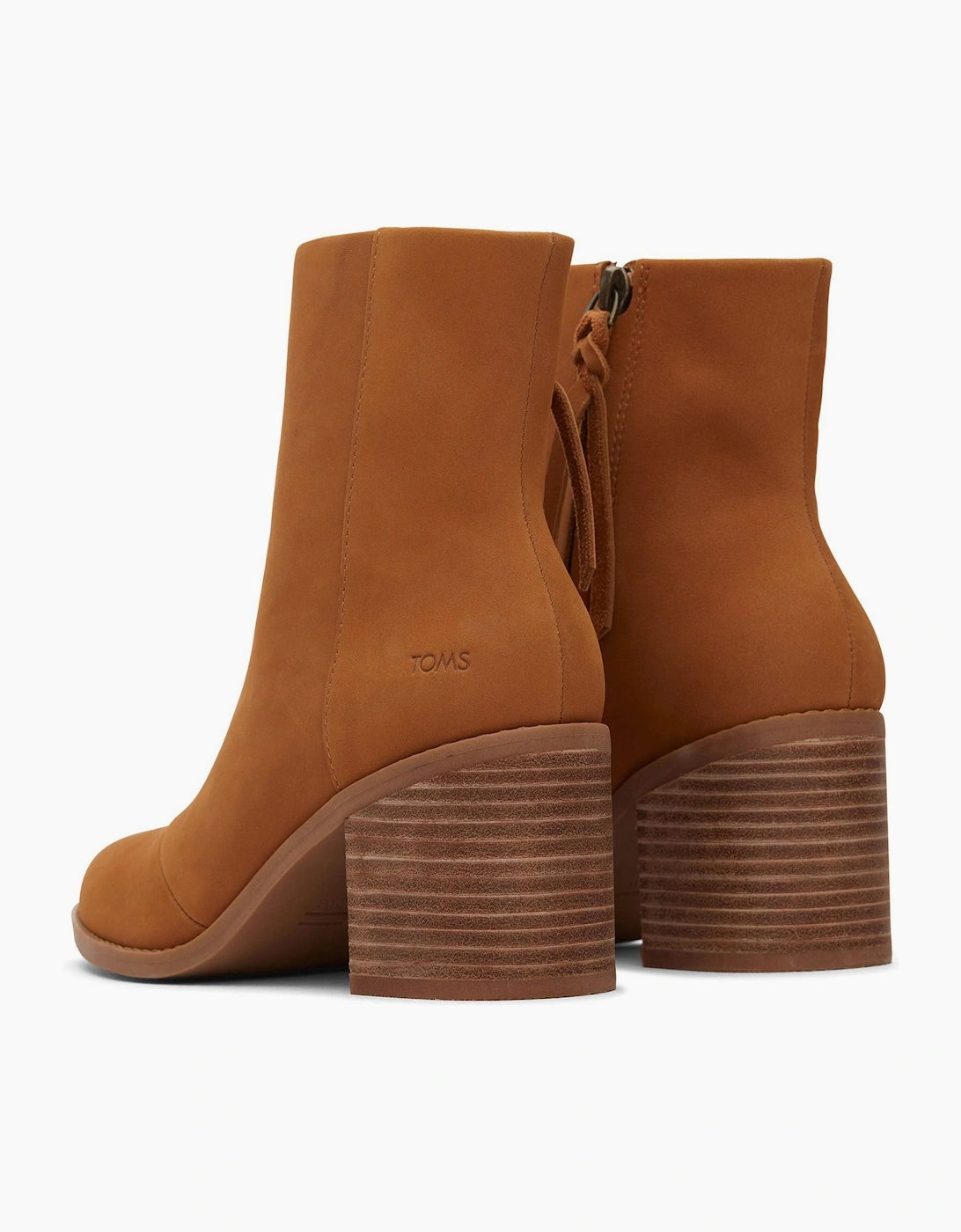 Toms Evelyn Womens Zip Boots Tan