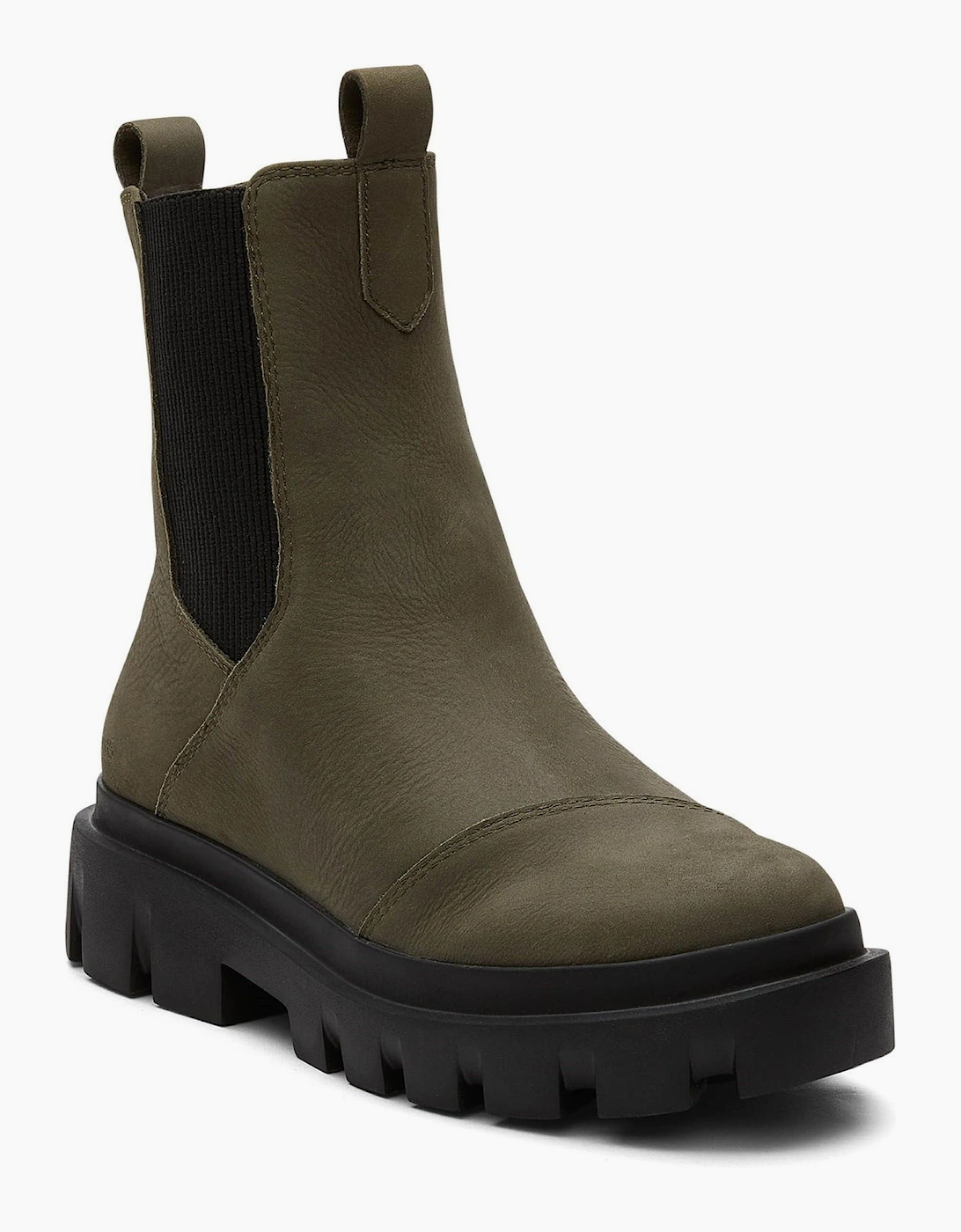 Toms Rowan Womens Chelsea Boots Olive