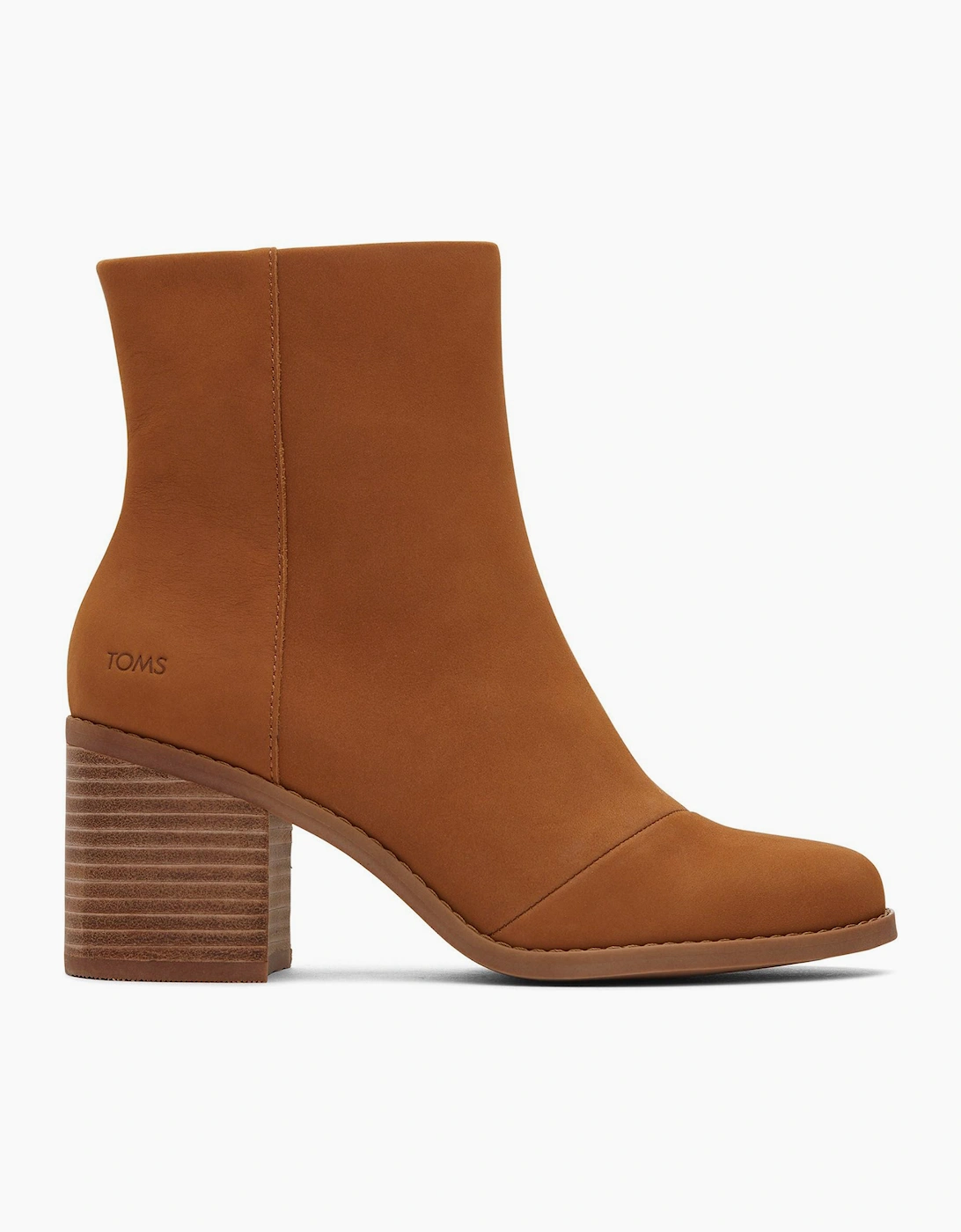 Toms Evelyn Womens Zip Boots Tan