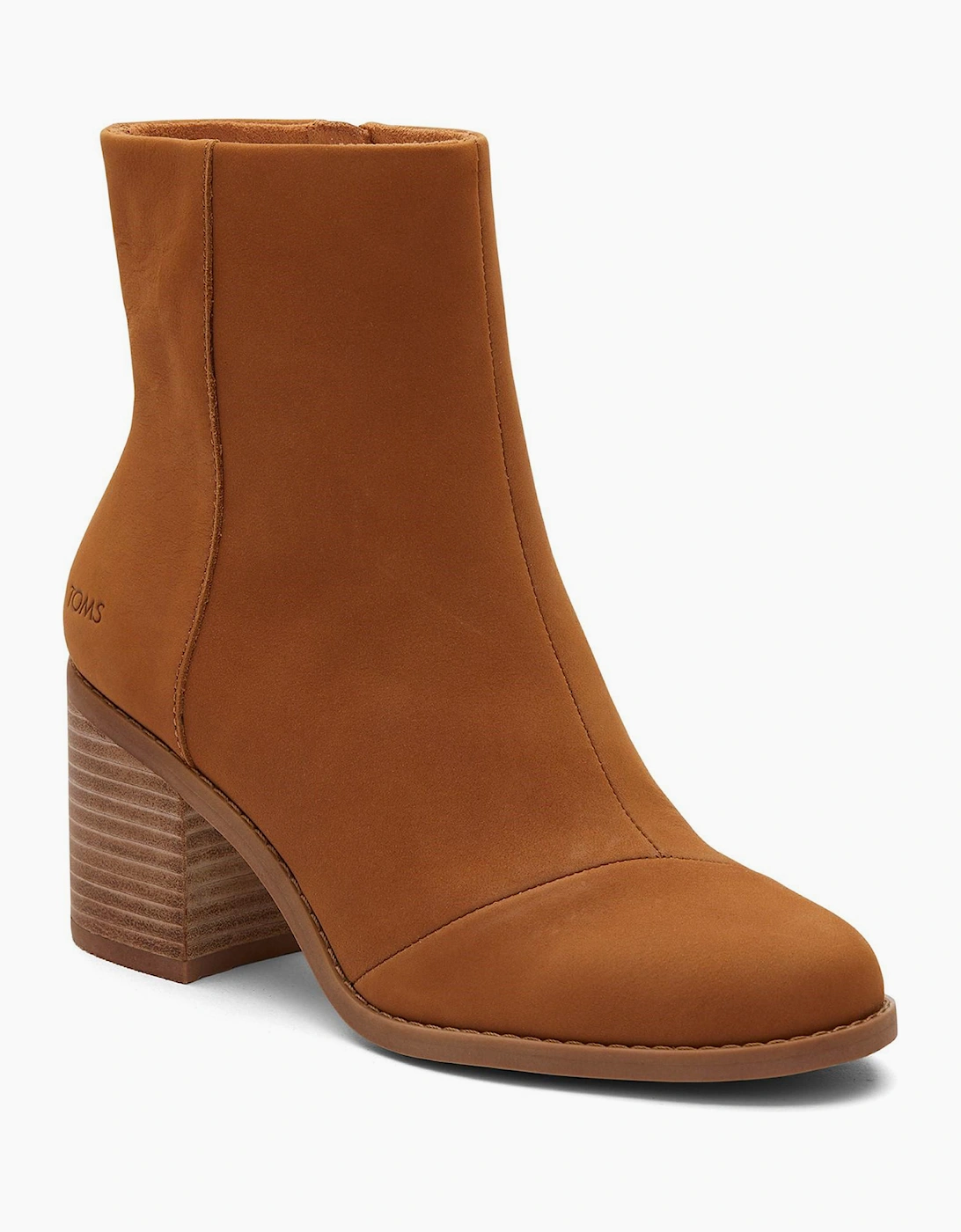 Toms Evelyn Womens Zip Boots Tan