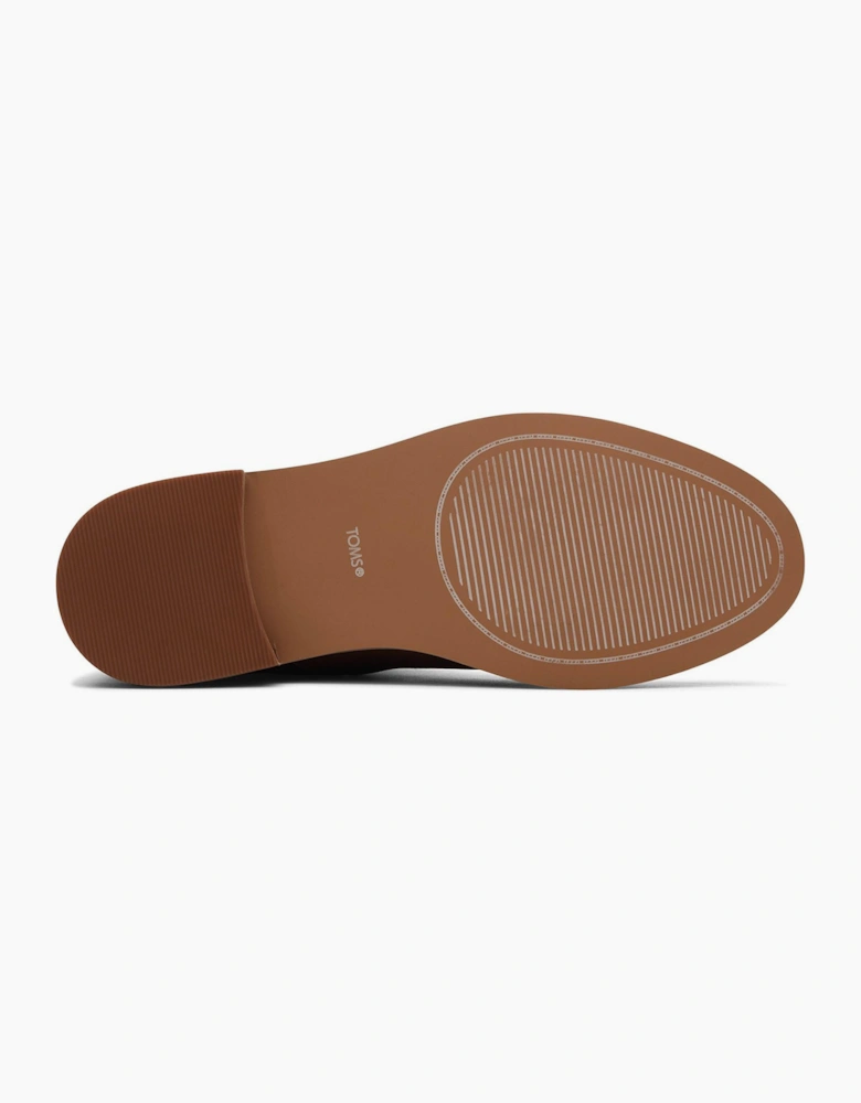 Toms Charlie Leather Womens Boots Chestnut