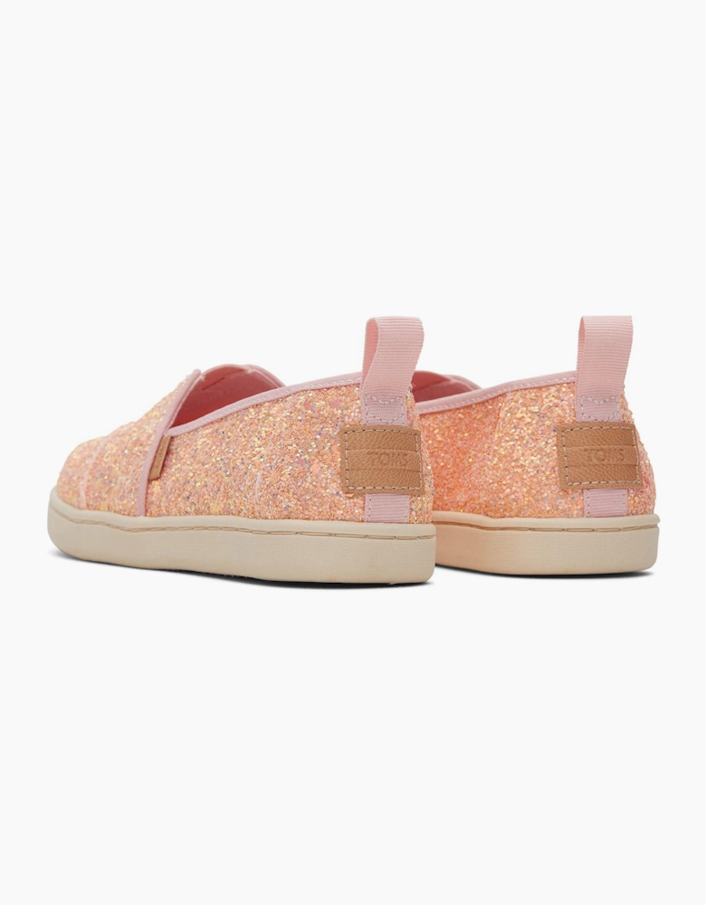 Toms Alpargata Girls Shoes Pink Quartz