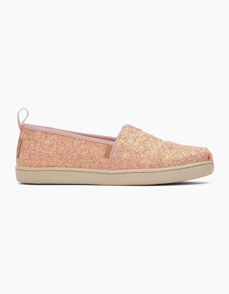 Toms Alpargata Girls Shoes Pink Quartz