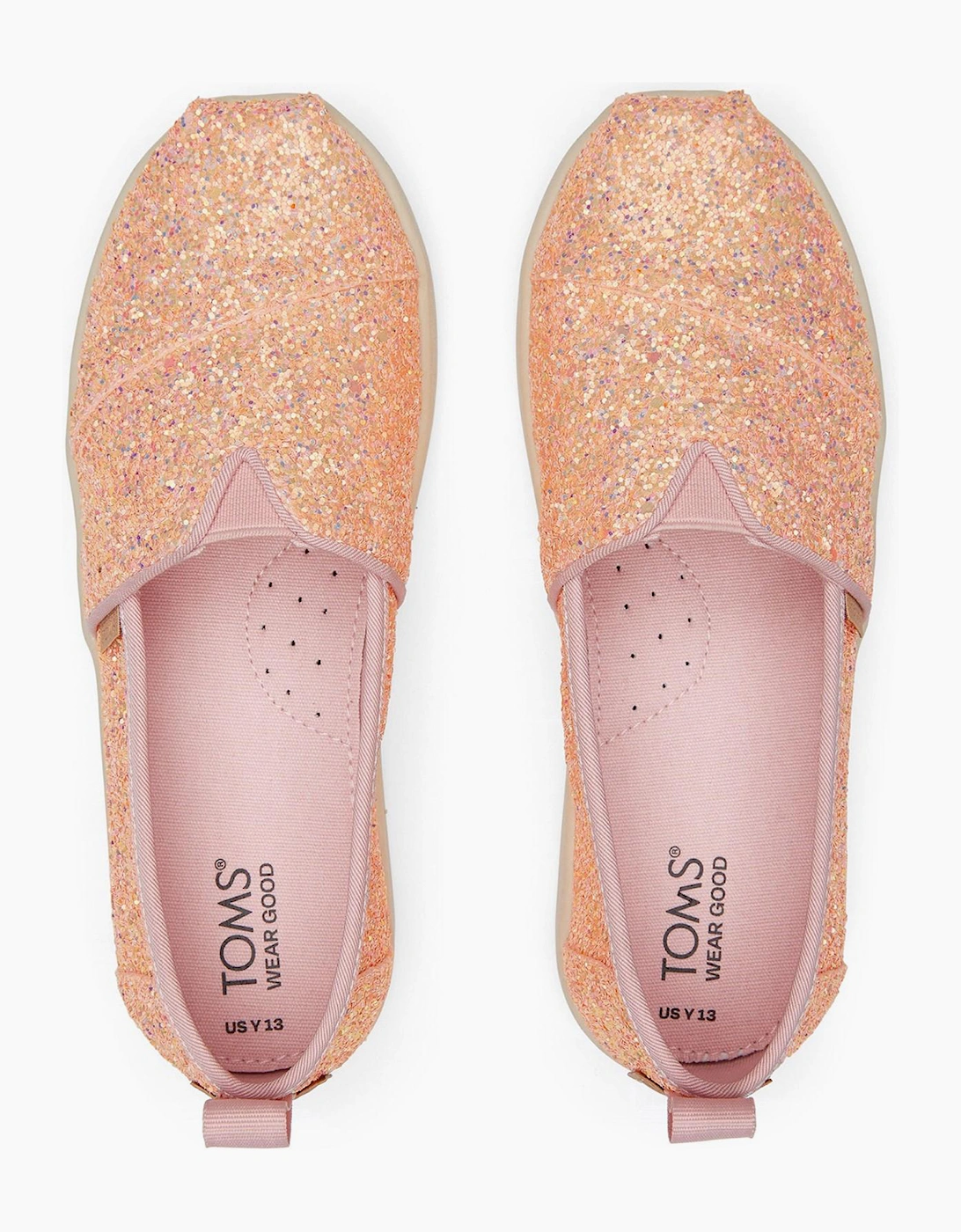Toms Alpargata Girls Shoes Pink Quartz
