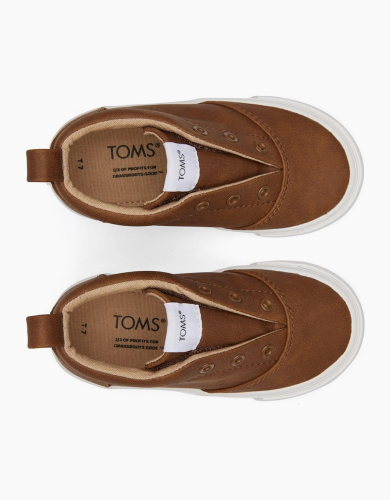Toms Fenix Infants Trainers Toffee