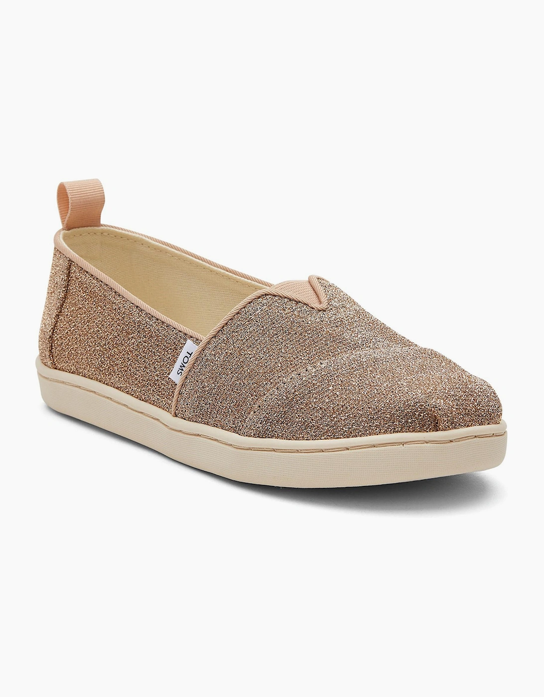 Toms Alpargata Girls Shoes Gold