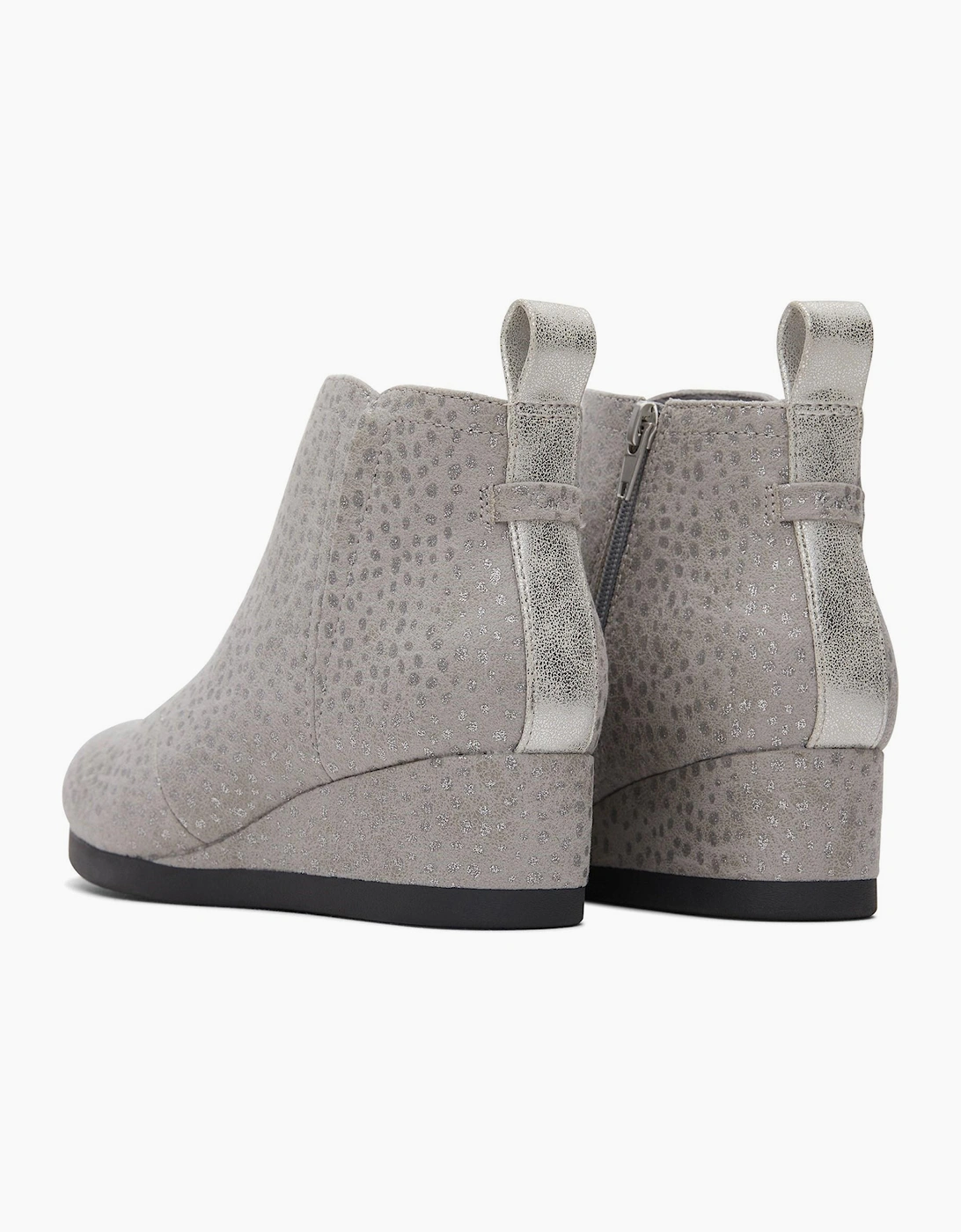 Toms Clare Junior Girls Boots Drizzle Grey