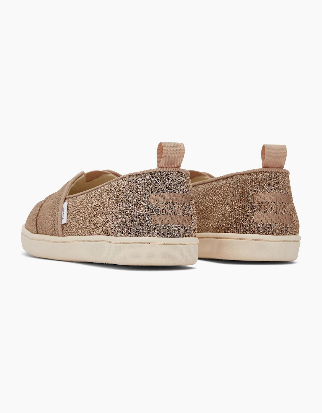 Toms Alpargata Girls Shoes Gold