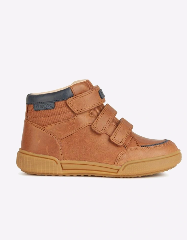 Geox J POSEIDO Junior Boys Cognac/Blue