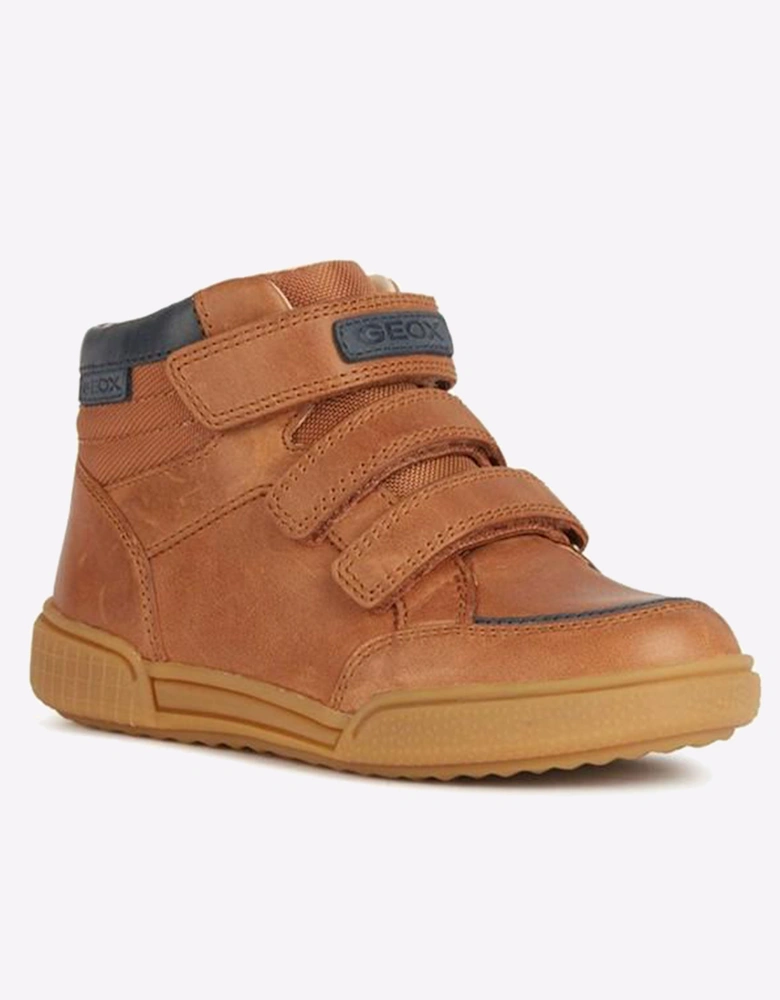 Geox J POSEIDO Junior Boys Cognac/Blue