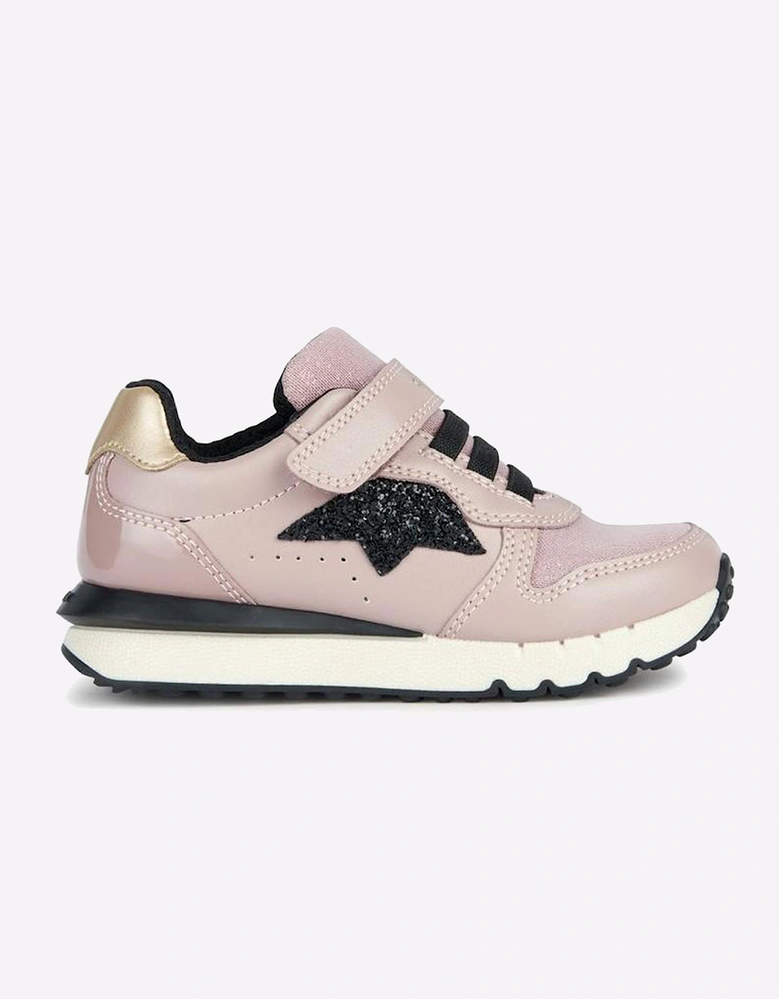 Geox J FASTICS Junior Girls Antique Rose/Black