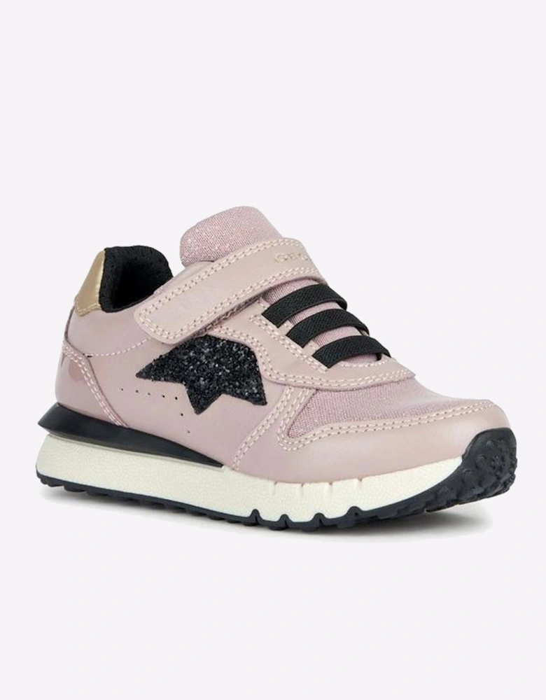 Geox J FASTICS Junior Girls Antique Rose/Black