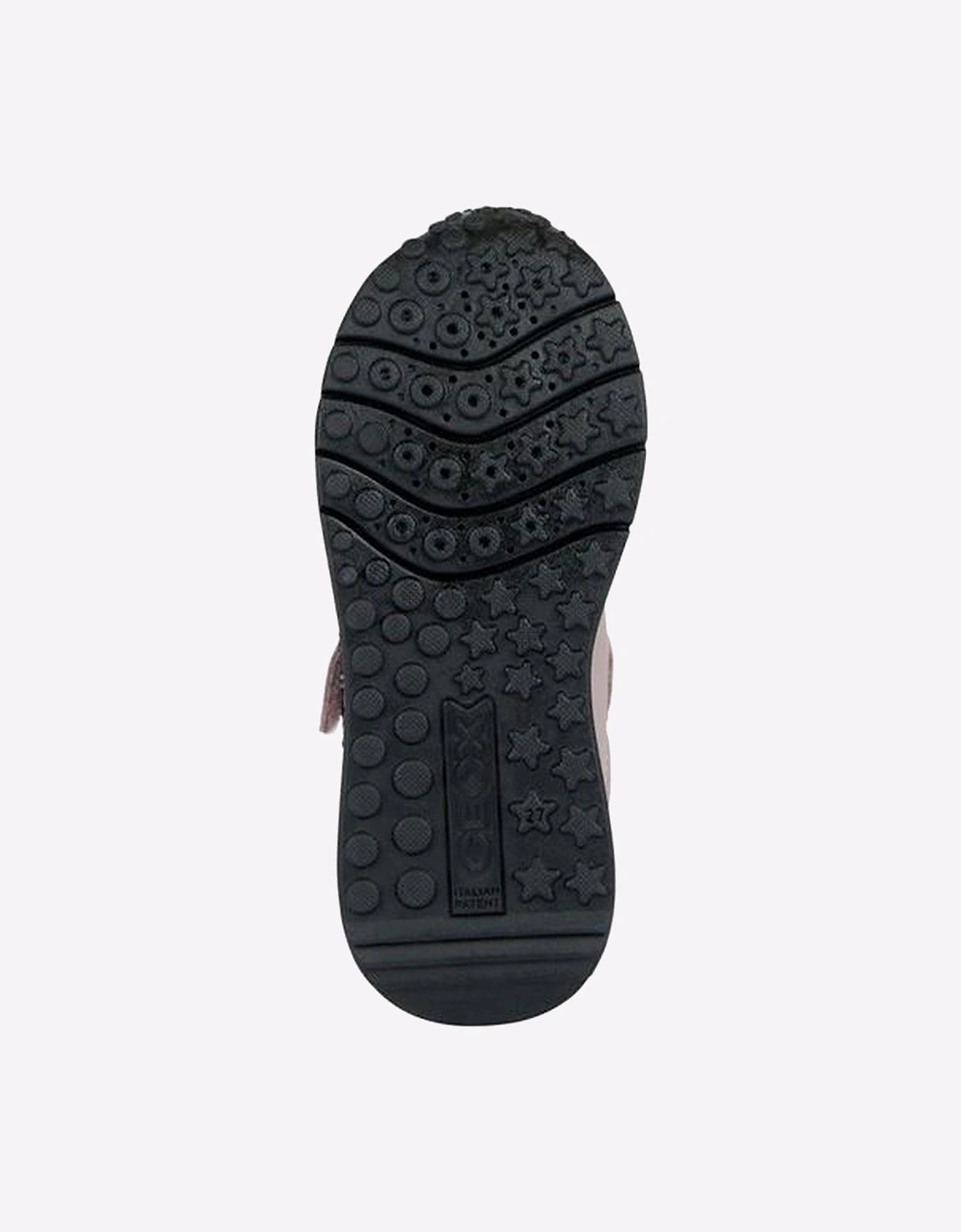 Geox J FASTICS Junior Girls Antique Rose/Black