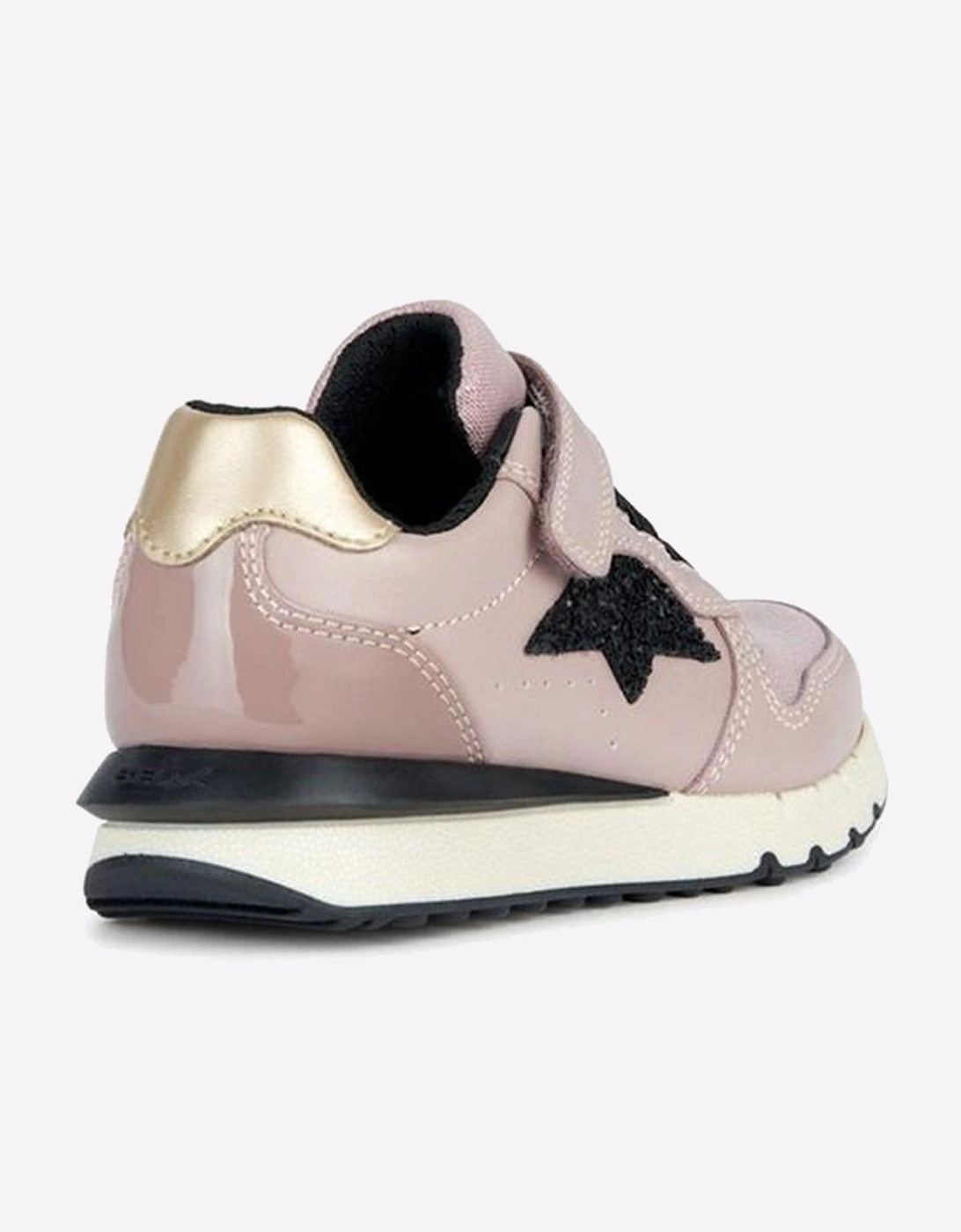 Geox J FASTICS Junior Girls Antique Rose/Black