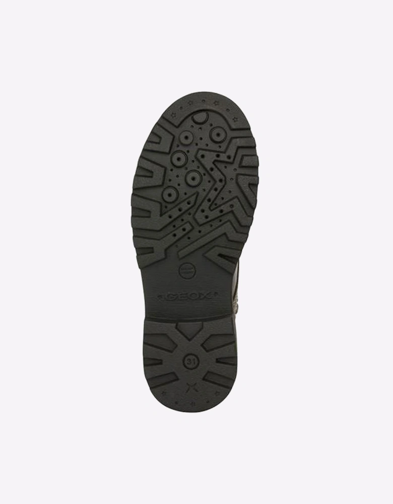 Geox J CASEY Junior Girls Boots Lead/Black