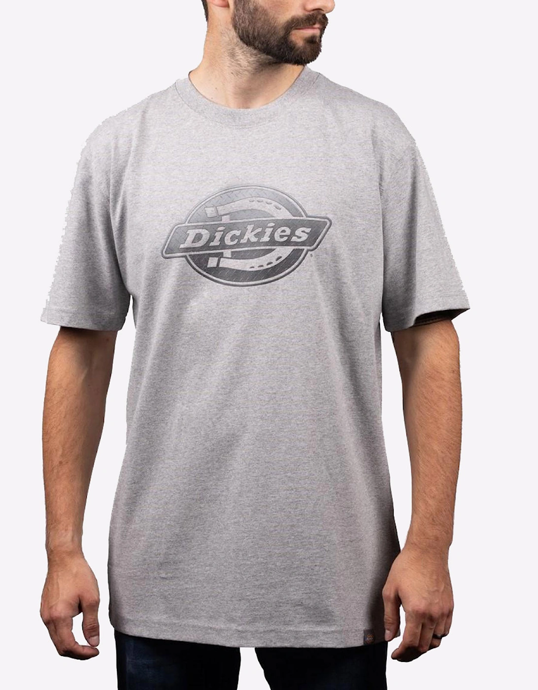 Dickies Logo Graphic Tee Mens GREY