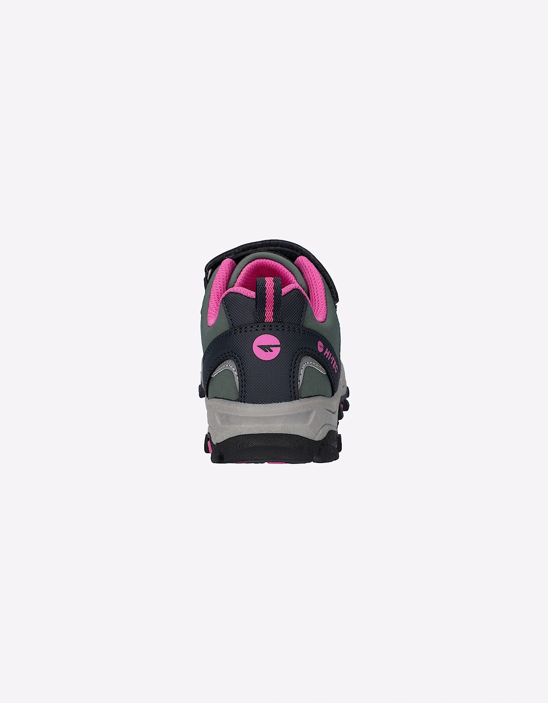 Hi-Tec Blackout Low Boots Junior Dark Forest/India Ink/Pink