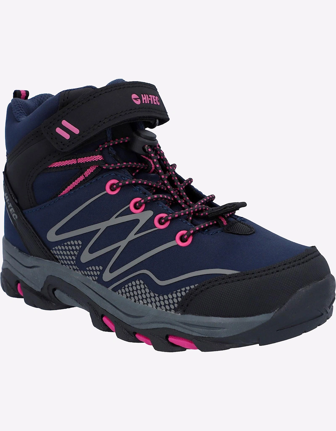 Hi-Tec Blackout Waterproof Junior Navy/Magenta