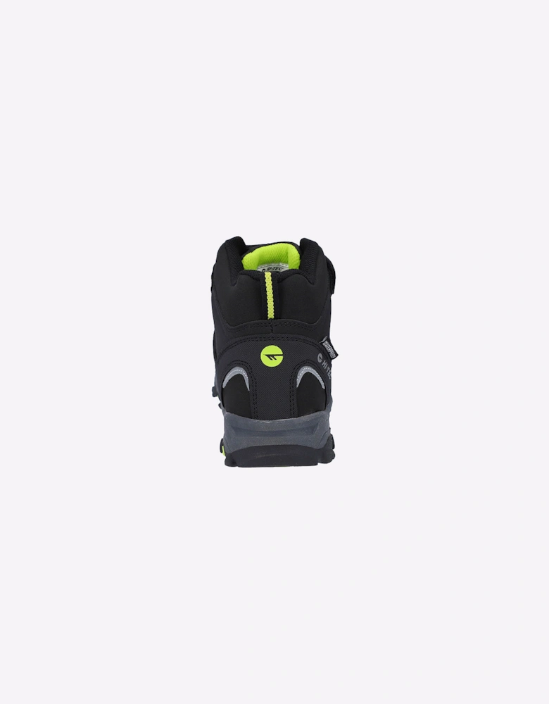 Hi-Tec Blackout Waterproof Junior Black/Lime