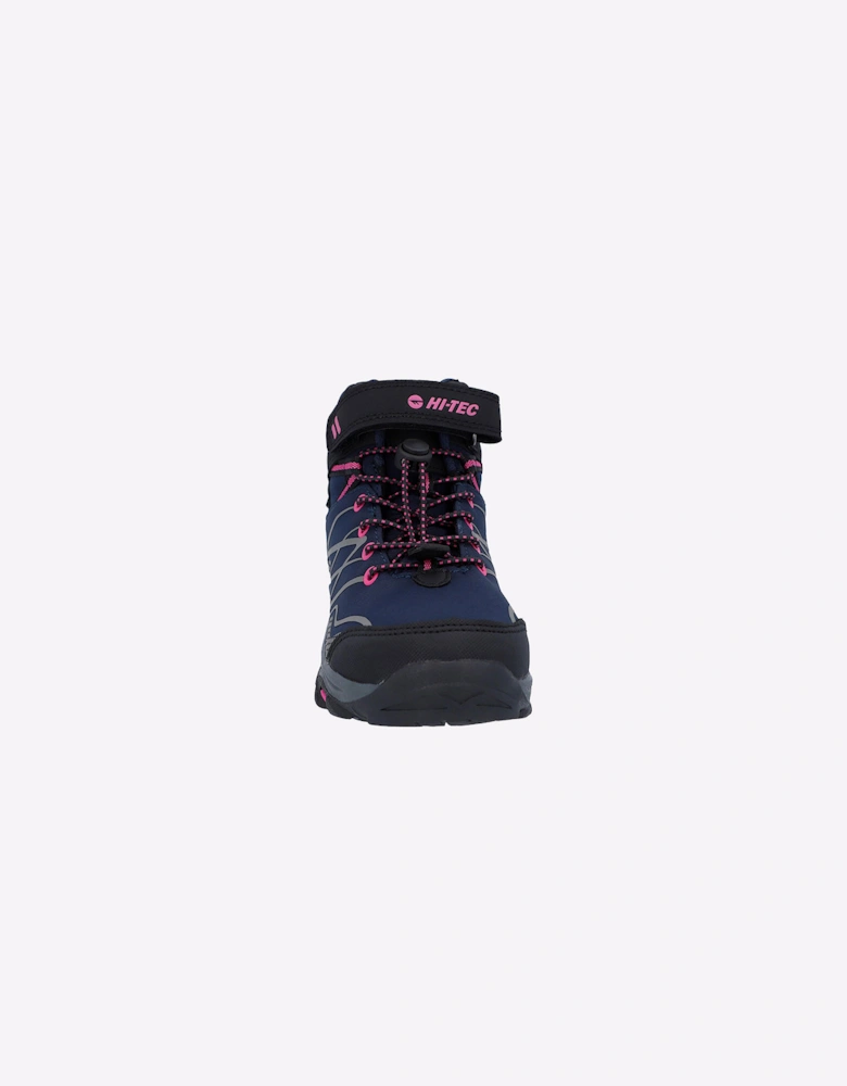 Hi-Tec Blackout Waterproof Junior Navy/Magenta