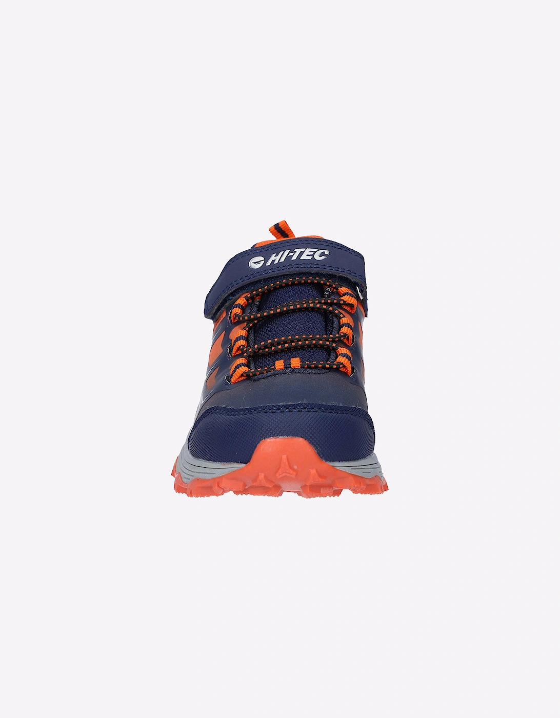 Hi-Tec Scooby Waterproof Walking Trainers Junior Naval Academy/Red Orange/Sleet