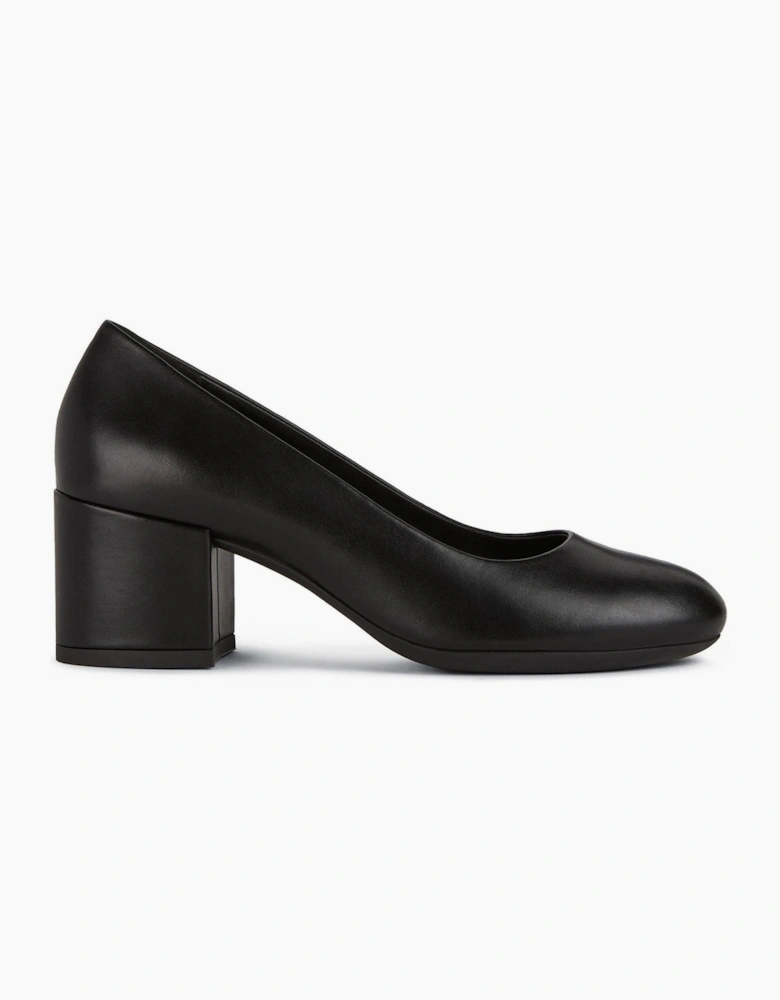 Geox Elelna Womens Court Shoes Black