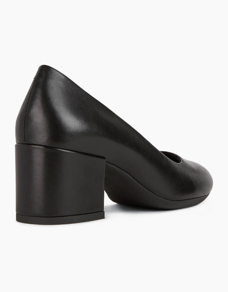 Geox Elelna Womens Court Shoes Black