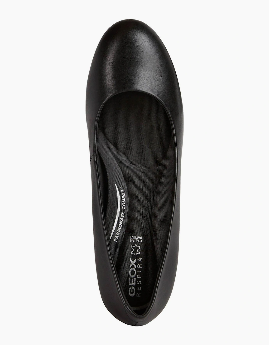 Geox Elelna Womens Court Shoes Black