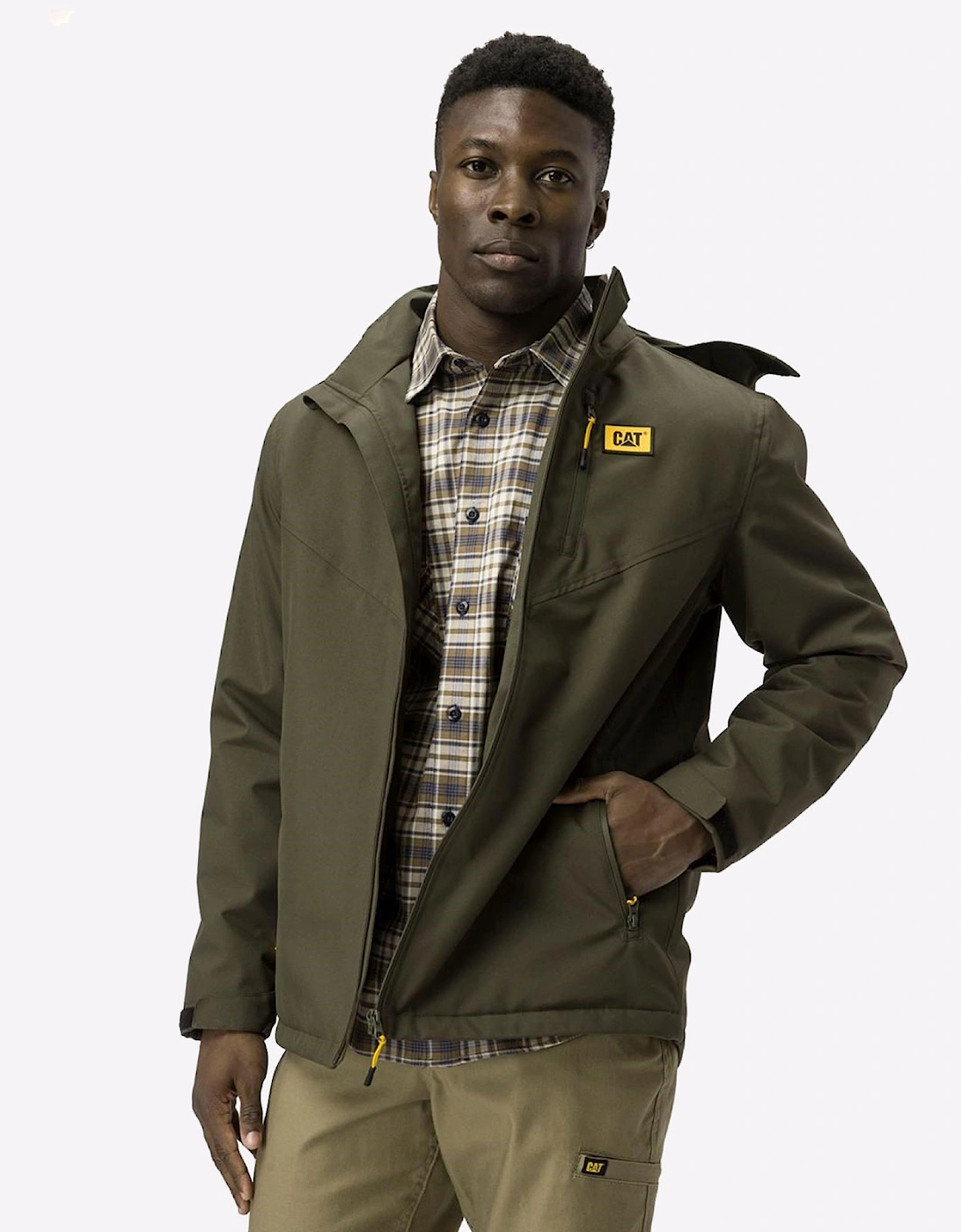 Caterpillar Lightweight Insulated Jacket Mens Moss