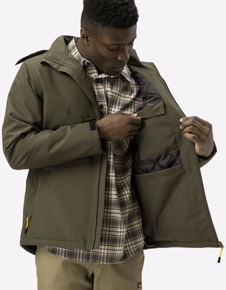 Caterpillar Lightweight Insulated Jacket Mens Moss