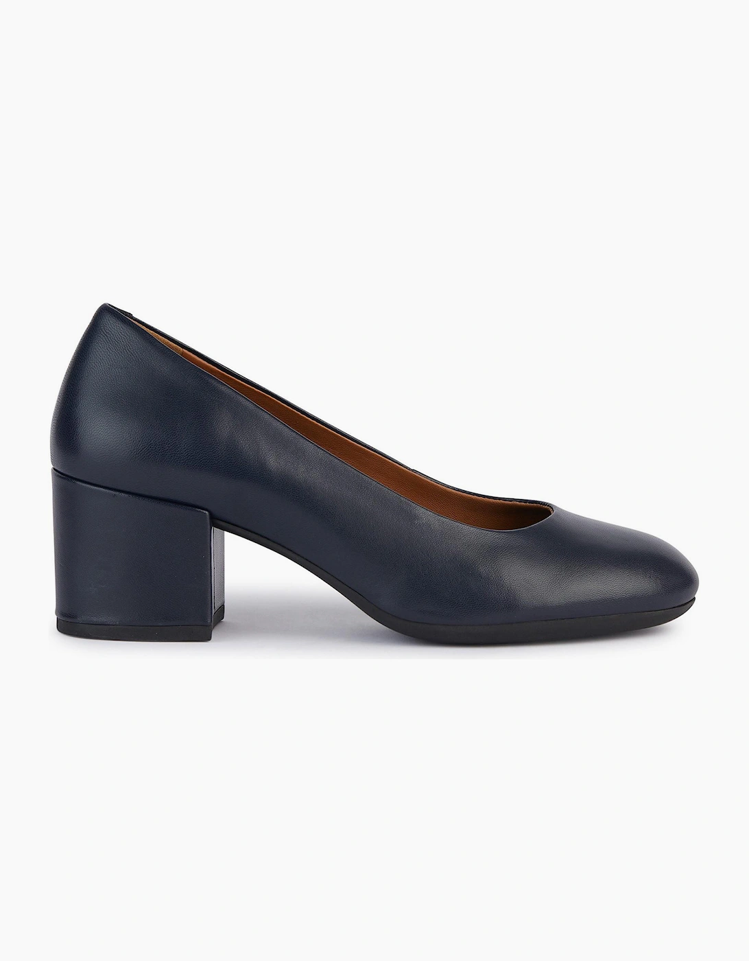 Geox Elelna Womens Court Shoes Navy