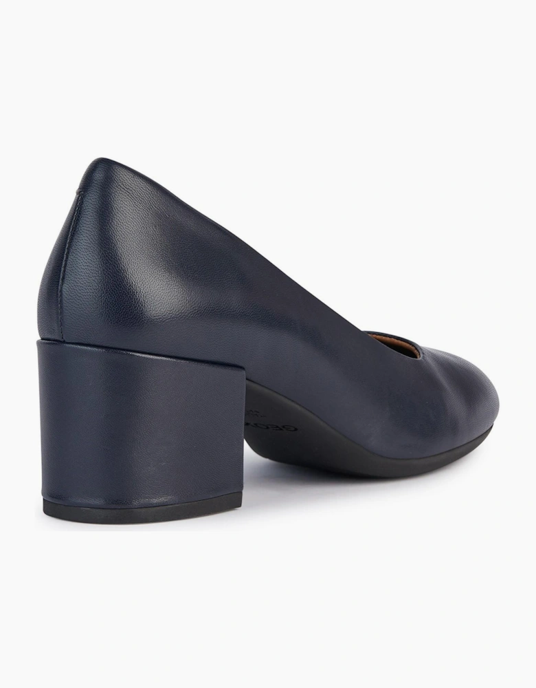 Geox Elelna Womens Court Shoes Navy