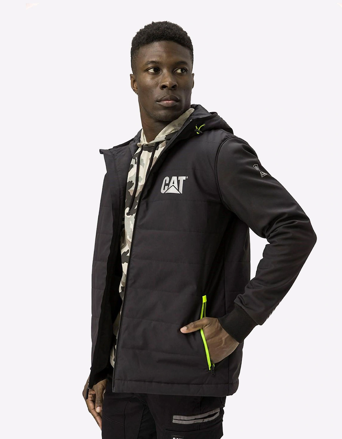 Caterpillar Tech Hybrid Jacket Mens Black