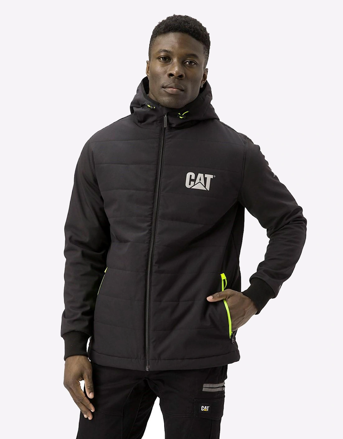 Caterpillar Tech Hybrid Jacket Mens Black