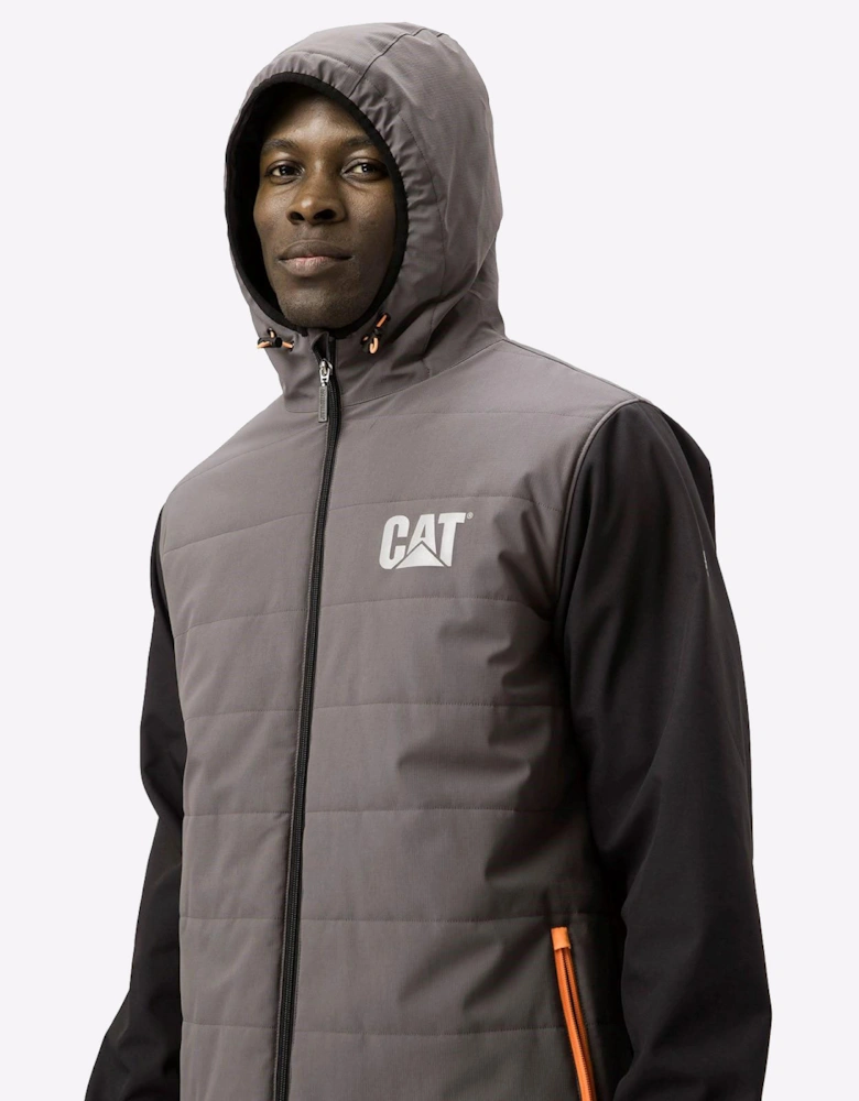 Caterpillar Tech Hybrid Jacket Mens Magnet