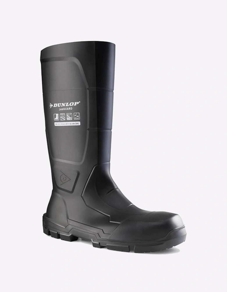 Dunlop JobGUARD Full Safety Wellington Unisex Black