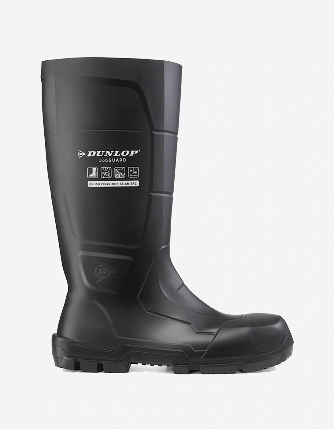 Dunlop JobGUARD Full Safety Wellington Unisex Black