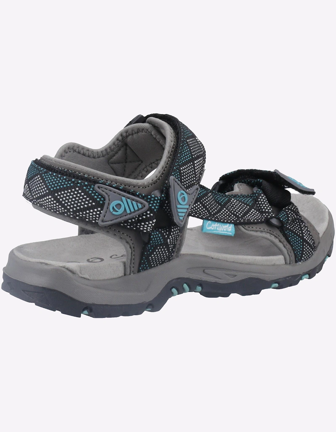 Cotswold Foxcote Sandals Womens Grey/Turquoise