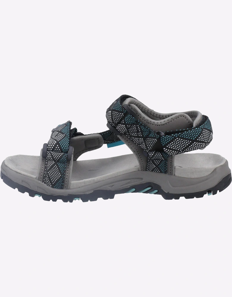 Cotswold Foxcote Sandals Womens Grey/Turquoise